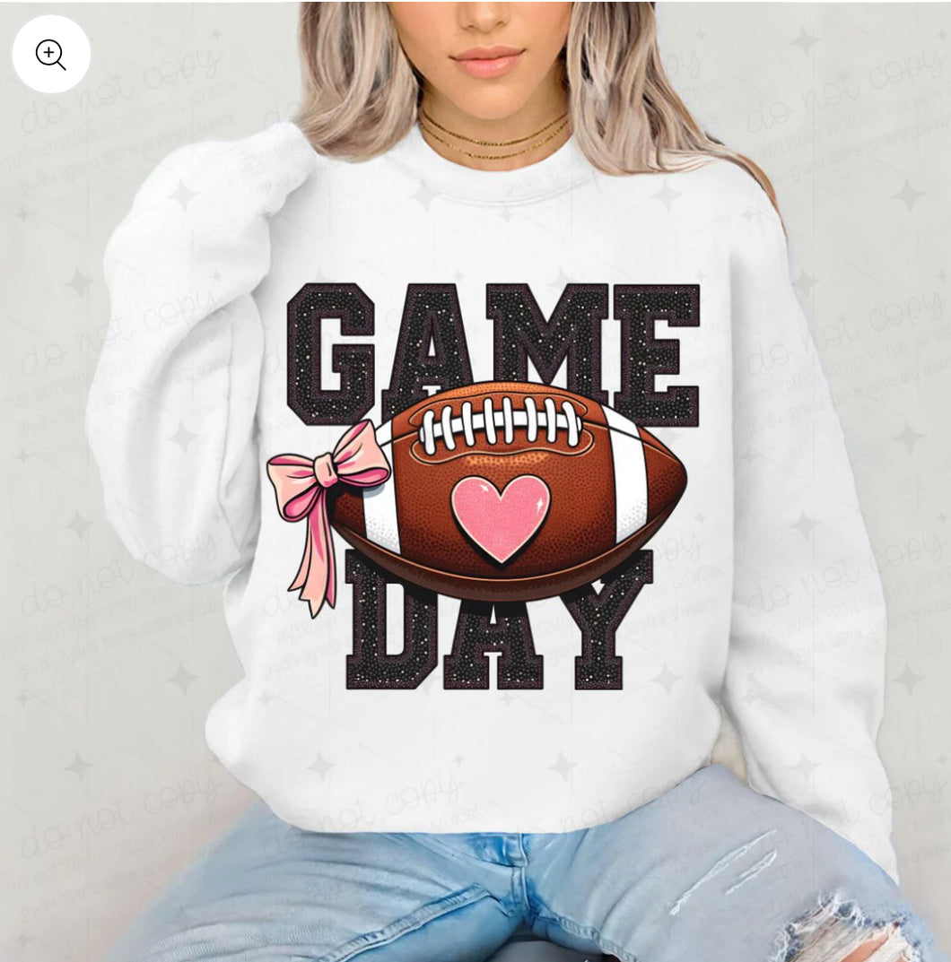 COQUETTE GAME DAY - FAUX SEQUIN
