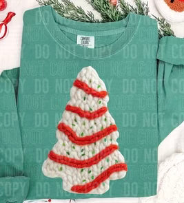 CHRISTMAS CAKE FAUX YARN