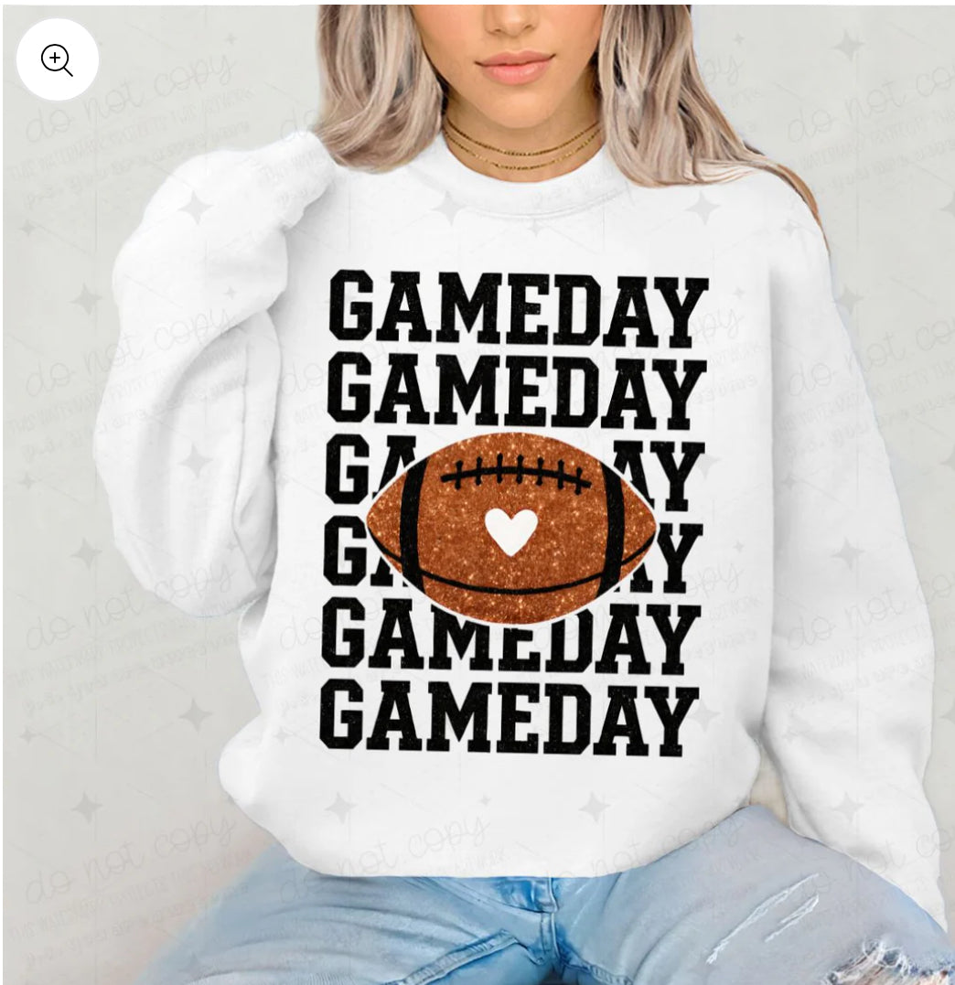 GAMEDAY - FAUX GLITTER