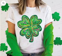 Load image into Gallery viewer, SHAMROCK - FAUX GLITTER
