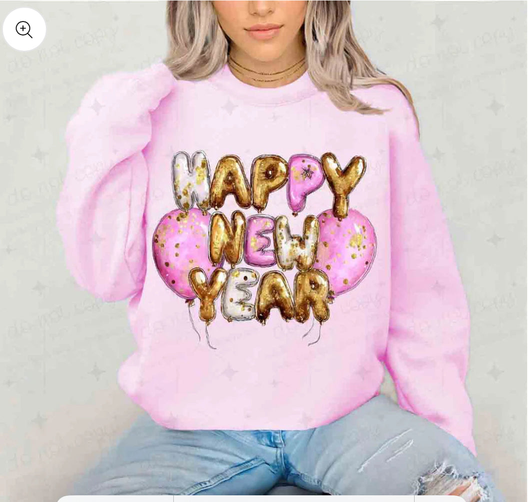 SOFT PAINTED HAPPY NEW YEAR