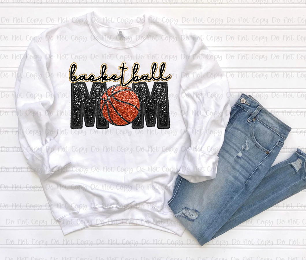 Basketball Mama Glitter