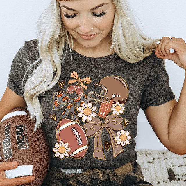 Coquette Football Bows