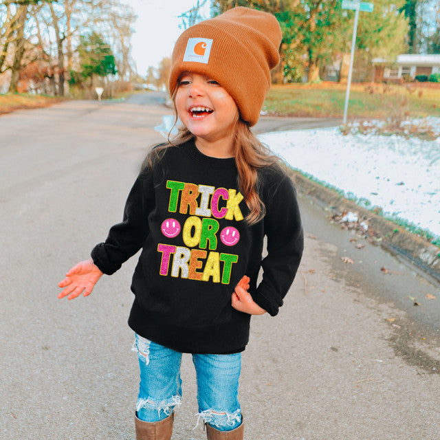 Trick Or Treat Faux Patch YOUTH