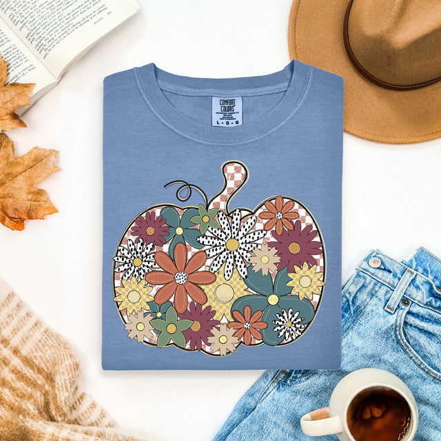 Floral Fall Pumpkin
