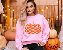 Load image into Gallery viewer, Orange Checkered Pumpkin
