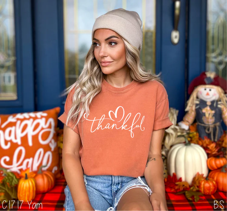 Script Thankful With Heart