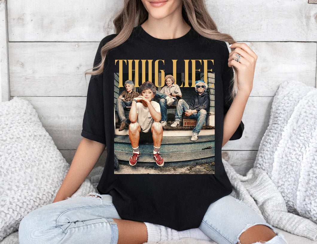 GOLDEN GIRL THUG LIFE -oversized