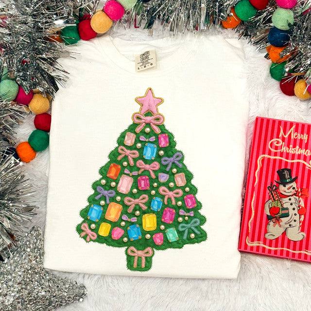 Faux Jewel Christmas Tree