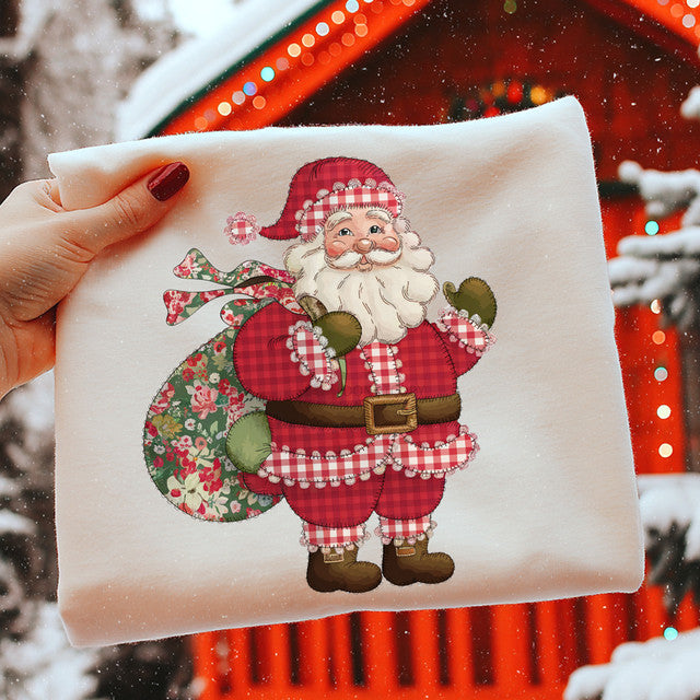 Gingham Santa