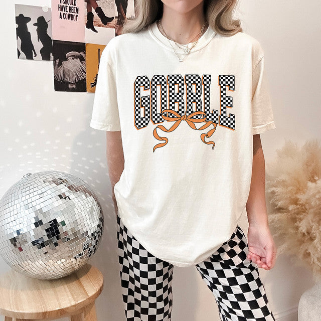 Checkered Gobble Bow