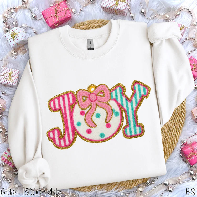 Joy Faux Yarn Ornament