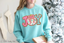 Load image into Gallery viewer, Joy Faux Yarn Ornament
