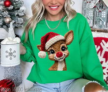 Load image into Gallery viewer, Reindeer Faux Crochet
