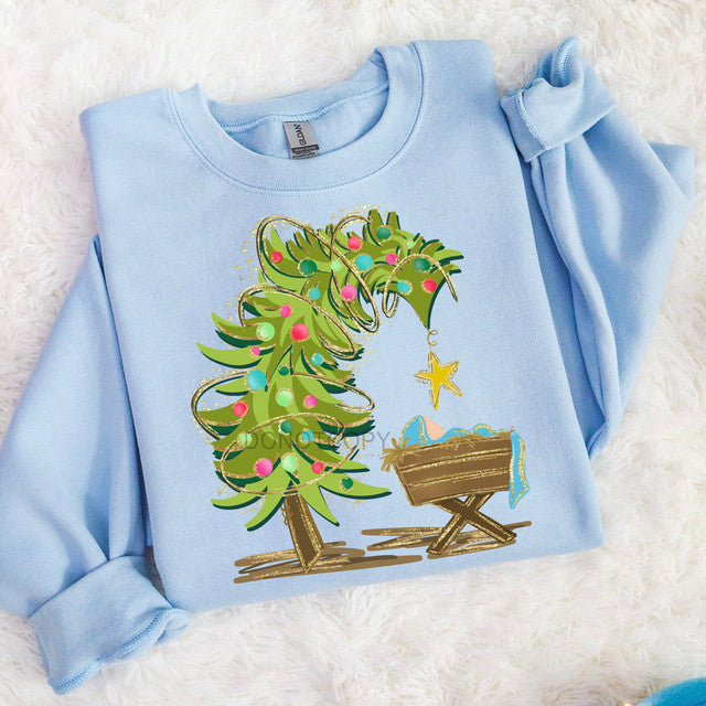 Leaning Tree & Manger