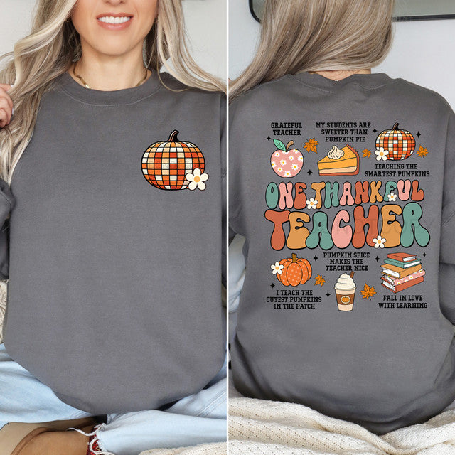 One Thankful Teacher FRONT/BACK