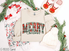 Load image into Gallery viewer, Plaid Merry Christmas Arched
