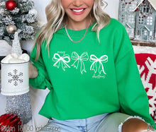 Load image into Gallery viewer, Merry Christmas Bow Trio
