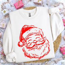Load image into Gallery viewer, Red Hand Drawn Santa
